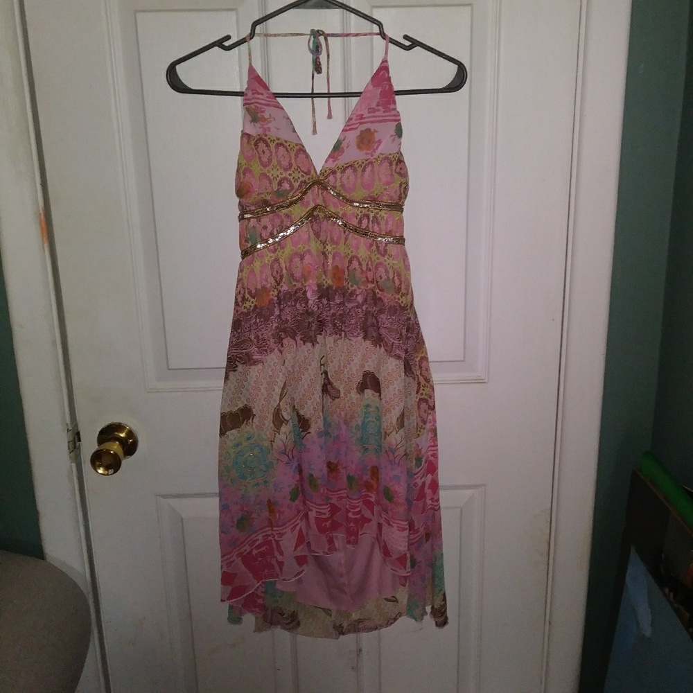 3 for $20 Hourglass Pink Halter Dress M